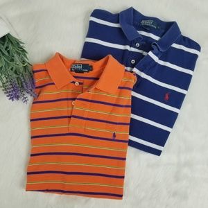 Polo Ralph Lauren lot of 2 striped tees size large